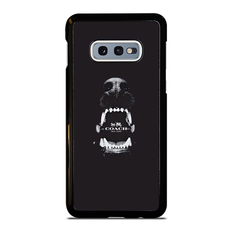 COACH NEW YORK LOGO DOG Samsung Galaxy S10 Case