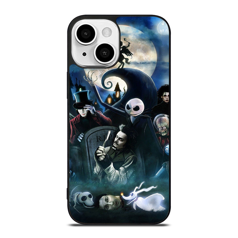 TIM BURTON MOVIES iPhone 13 Mini Case
