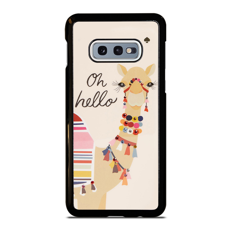 KATE SPADE CAMEL OH HELLO Samsung Galaxy S10 Case