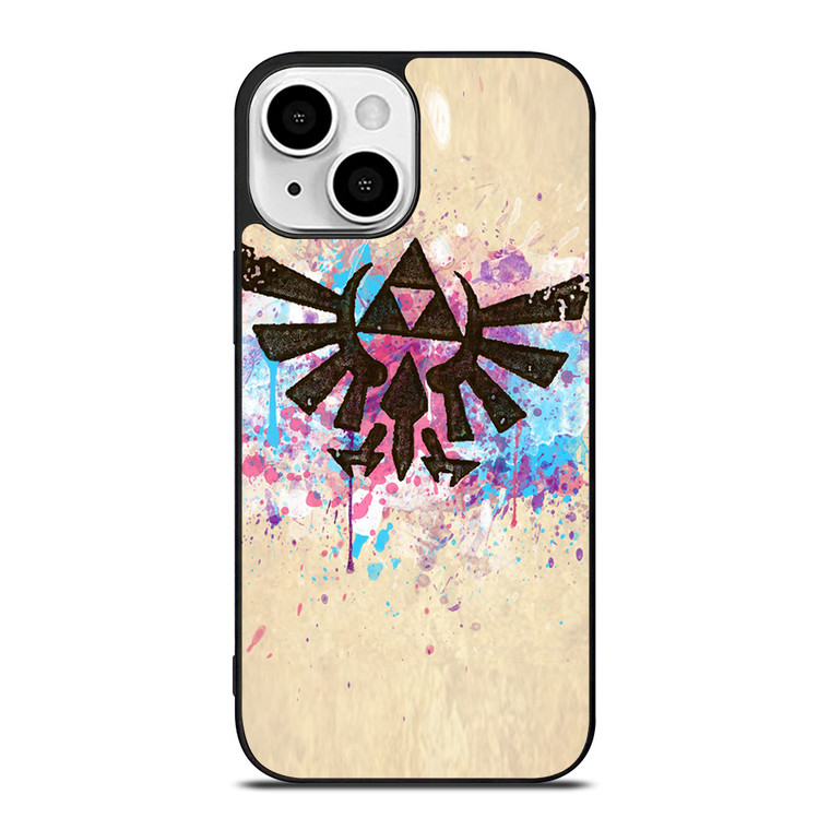 TRIFORCE SPLASH EMBLEM ART iPhone 13 Mini Case