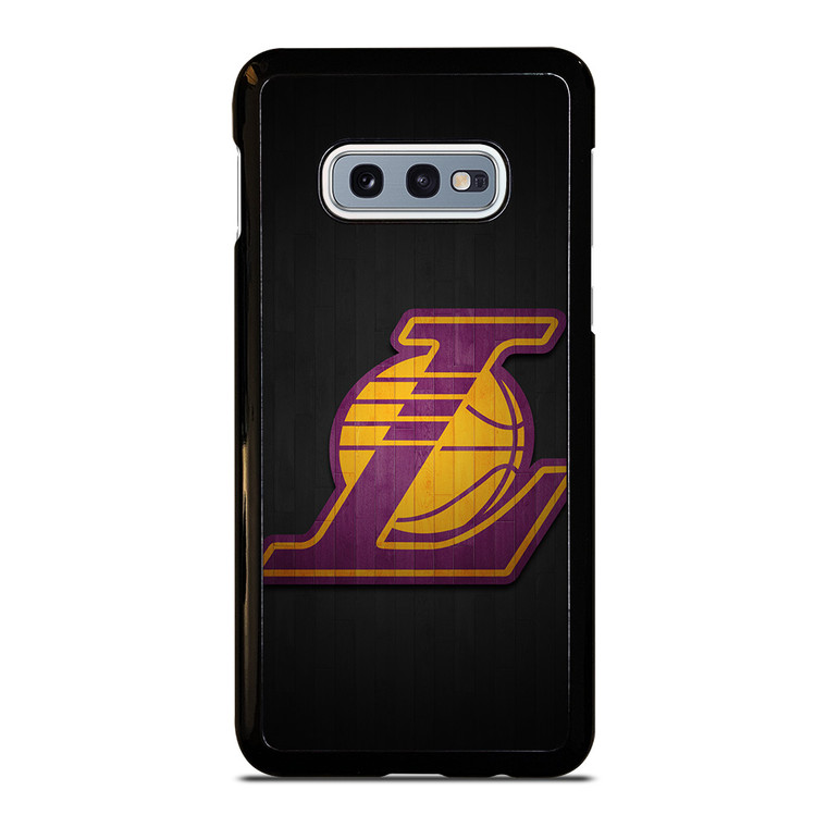 LA LAKERS WOODEN LOGO Samsung Galaxy S10 Case