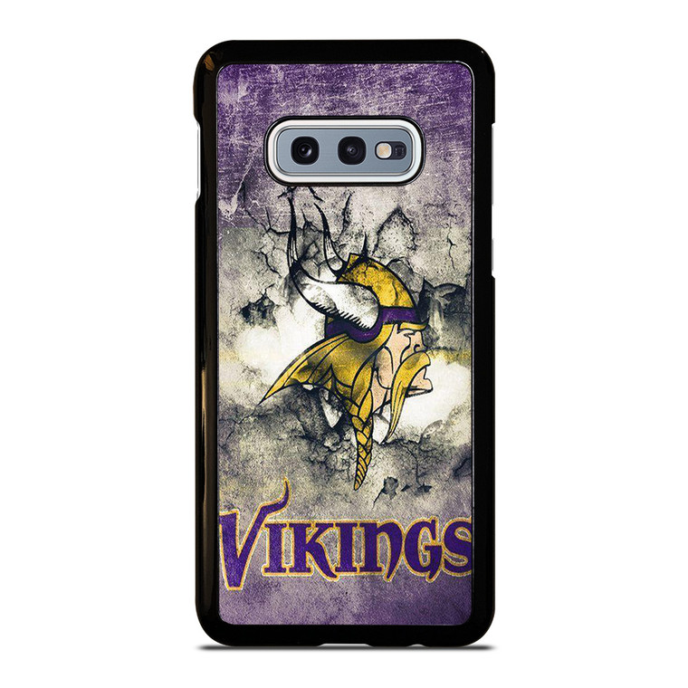 MINNESOTA VIKINGS GRUNGE LOGO Samsung Galaxy S10 Case MINNESOTA VIKINGS GRUNGE LOGO Samsung Galaxy S10 Case