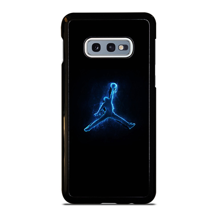 NIKE AIR JORDAN LOGO BLUE LIGHT Samsung Galaxy S10 Case