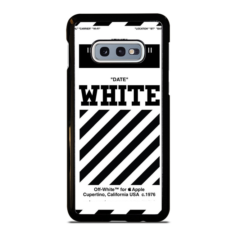 OFF WHITE DATE TIME Samsung Galaxy S10 Case