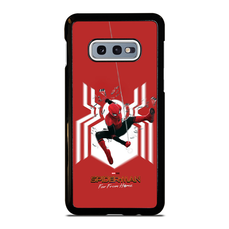 SPIDERMAN FAR FROM HOME LOGO RED ACTION Samsung Galaxy S10 Case