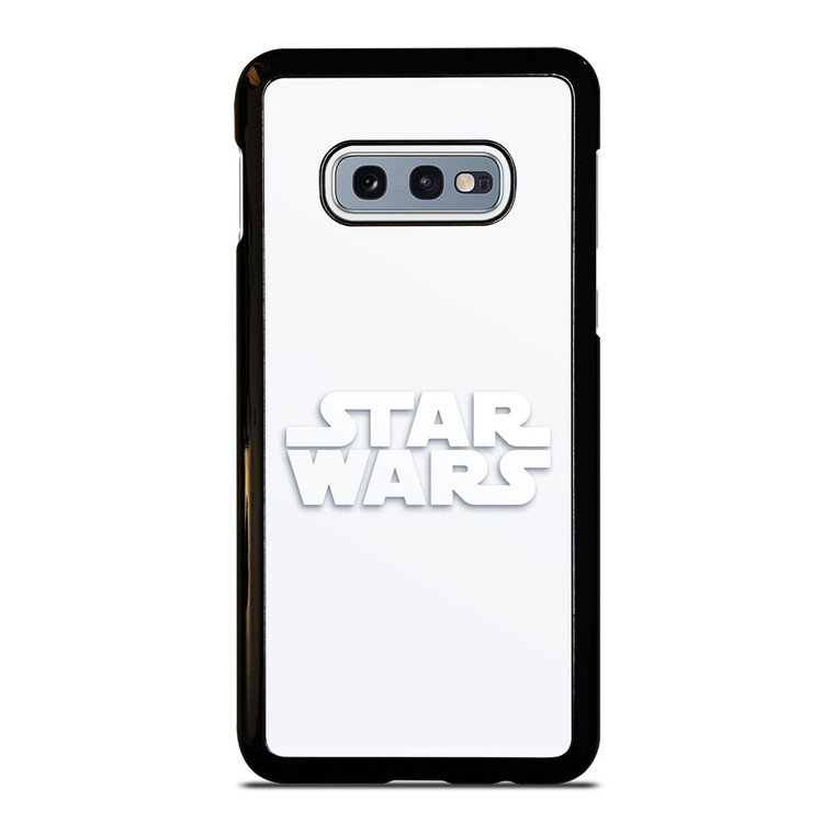 STARWARS LOGO WHITE Samsung Galaxy S10 Case