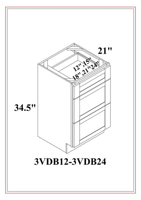 VANITY DRAWER BASE - CUST