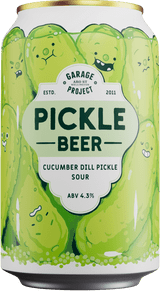 Garage Project Pickle Beer Cucumber Dill Pickle Sour 330mL ABV 4.3% New Zealand Craft Beer