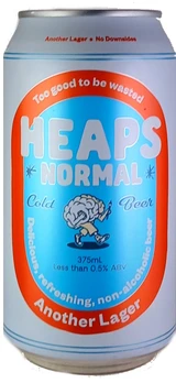 Heaps Normal Another Lager Non Alcoholic 375mL ABV Less than 0.5% | Australian Craft Beer