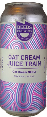 Deeds Brewing Oat Cream Juice Train Hazy IPA 440mL ABV 6.5% | Australian Craft Beer