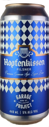 Garage Project Hopfenkissen German Pilsner 440mL ABV 5% | New Zealand Craft Beer