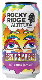 Rocky Ridge Resting My Eyes Oatcream Hazy IPA 375mL ABV 6.5% | Australian Craft Beer