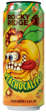Rocky Ridge Peachocalypse Double Hazy IPA 500mL ABV 8% | Australian Craft Beer