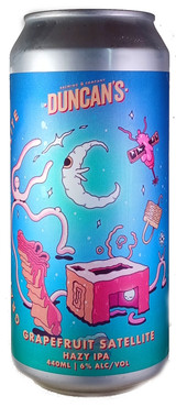 Duncan's Grapefruit Satellite Hazy IPA 440mL ABV 6% | New Zealand Craft Beer
