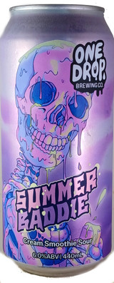 One Drop Summer Baddie Smoothie Sour 440mL ABV 6% | Australian Craft Beer