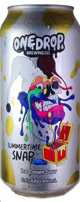 One Drop x Arpus Brewing Summer Time Snap Ice Cream Sour  440mL ABV 6.6% | Australian Craft Beer