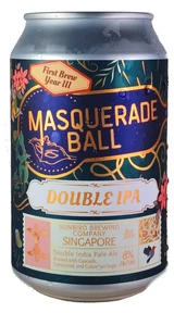 Sunbird Masquerade Ball Double IPA 330mL ABV 8% | Singapore Craft Beer