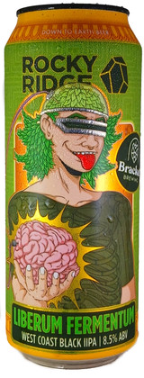 Rocky Ridge X Bracket Liberum Fermentum Black Double IPA 500mL ABV 8.5% | Australian Craft Beer