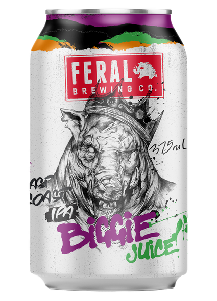 Feral Brewing Biggie Juice East Coast IPA