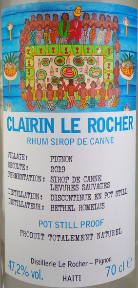 Clairin Le Rocher 2019 Haiti Rhum