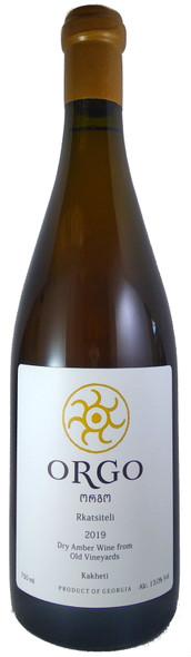 Orgo Rkatsiteli 2019 Kakheti Qvevri Natural Amber (Orange) Wine