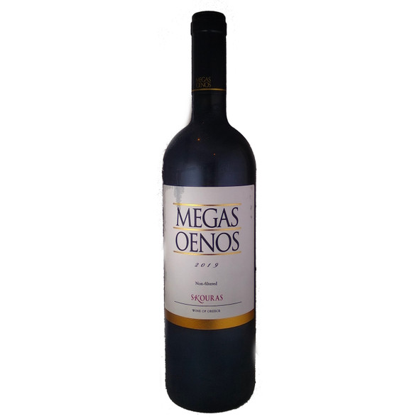 Skouras Megas Oenos 2019 Peloponnese Red 750mL ABV 14.5% | Wine of Greece