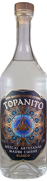 Topanito Mezcal Artesanal Blanco 100% Maguey Madre Cuishe