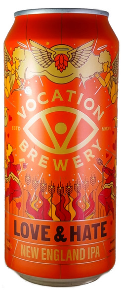 Vocation Love & Hate Hazy IPA 440mL ABV 7.2% | England Craft Beer
