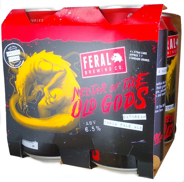 Feral Brewing Nectar Of The Old Gods Oatcream IPA4 Pack