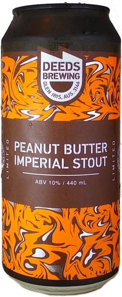 Deeds Brewing Peanut Butter Imperial Stout 440mL ABV 10% | Australian Craft Beer