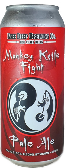 Knee Deep Monkey Knife Fight Pale Ale 473mL ABV 5.7% | USA Craft Beer