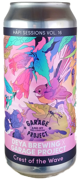 Garage Project x Deya Hapi Sessions: Crest of the Wave Hazy IPA 440mL ABV 6% | New Zealand Craft Beer