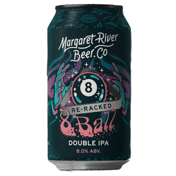 Margaret River 8 Ball DIPA Re-Racked West Coast IPA 375mL ABV 8.2% | Australian Craft Beer Margaret River 8 Ball DIPA Re-Racked West Coast IPA 375mL ABV 8.2% | Australian Craft Beer
