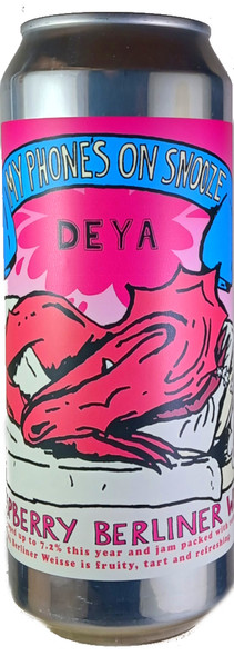 DEYA My Phone’s On Snooze Raspberry Berliner Weisse 500mL ABV 7.2% | English Craft Beer