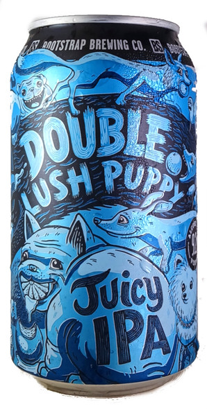 Bootstrap Double Lush Puppy Juicy IPA 355mL ABV 9.2% | USA Craft Beer Bootstrap Double Lush Puppy Juicy IPA 355mL ABV 9.2% | USA Craft Beer