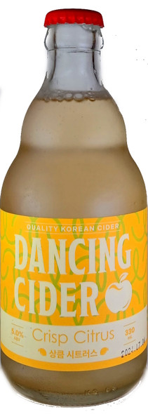 Dancing Cider Co. Crisp Citrus Apple Cider 330mL ABV 5% | Korea Craft Cider