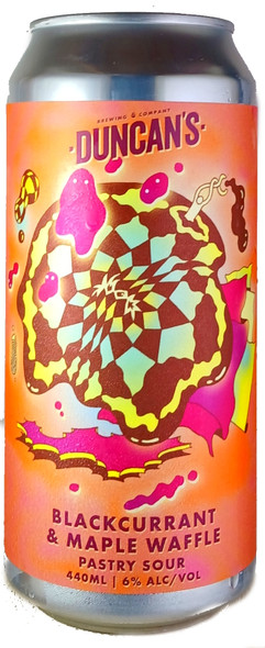 Duncan's Black Currant & Maple Waffle Pastry Sour 440mL ABV 6% | New Zealand Craft Beer
