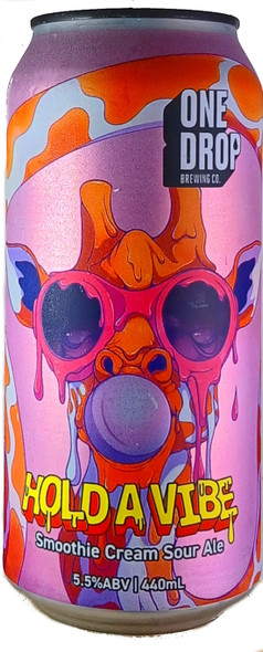 One Drop Hold A Vibe Smoothie Cream Sour Ale 440mL ABV 5.5% | Australian Craft Beer