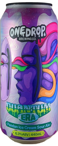 One Drop Quantum Era Pandan Ice Cream Sour Ale 440mL ABV 6.3% | Australian Craft Beer