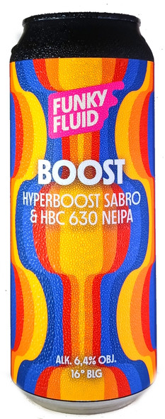 Funky Fluid Boost Hazy IPA 500mL ABV 6.4% | Polish Craft Beer