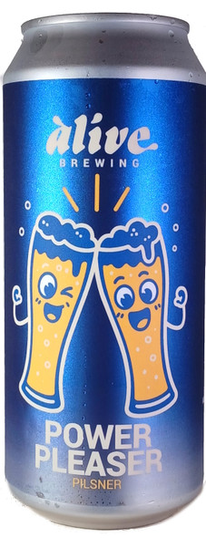 Alive Brewing Power Pleaser Pilsner 473mL ABV 5% | Singapore Craft Beer