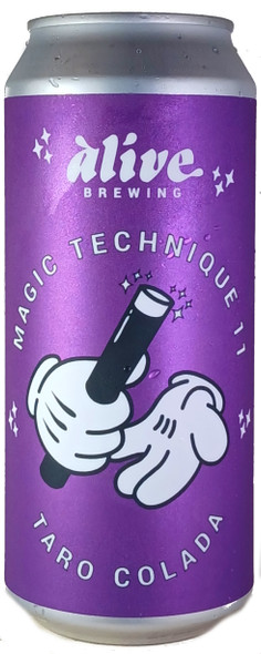 Alive Brewing Magic Technique 11 Taro Colada Smoothie Sour 473mL ABV 5% | Singapore Craft Beer