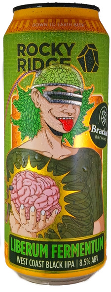 Rocky Ridge X Bracket Liberum Fermentum Black Double IPA 500mL ABV 8.5% | Australian Craft Beer