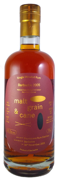 Malt Grain & Cane Foursquare Vintage 2005 15YO Barbados Rum