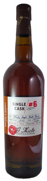 Miclo Welche's Whisky Peated Alsace Single Cask #6 Bourgogne Cask Single Malt