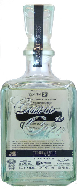 Cava De Oro Tequila Anejo Cristalino 100% Blue Agave
