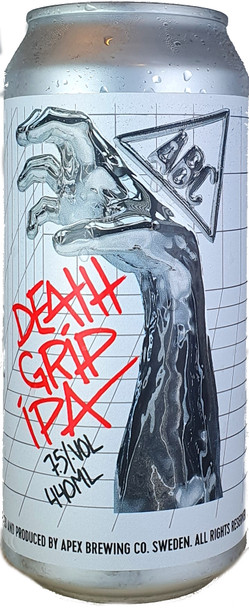 Apex Death Grip West Coast IPA 440mL ABV 7.5% | Swedish Craft Beer