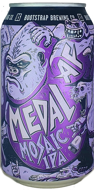 Bootstrap Medal AF Mosaic IPA 355mL ABV 6.5% | USA Craft Beer