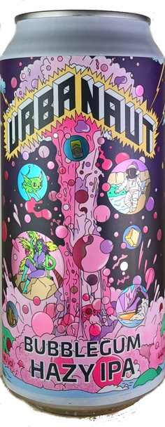 Urbanaut Bubblegum Hazy IPA 440mL ABV 5.8% | New Zealand Craft Beer