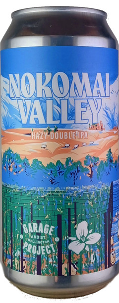 Garage Project Nokomai Valley Hazy Double IPA 440mL ABV 8% | New Zealand Craft Beer